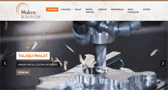 Desktop Screenshot of makrometal.com.tr